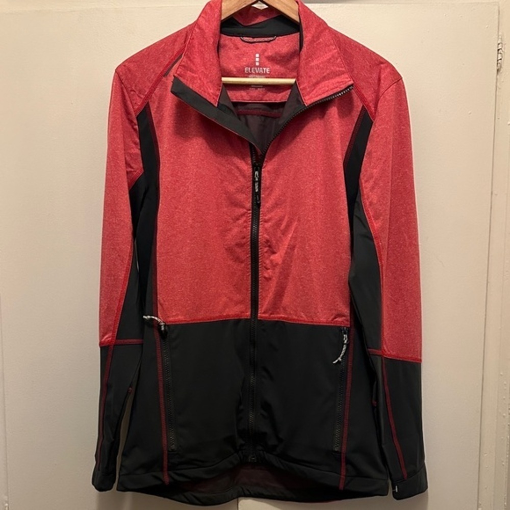 Women's Red and Black Ski Jacket